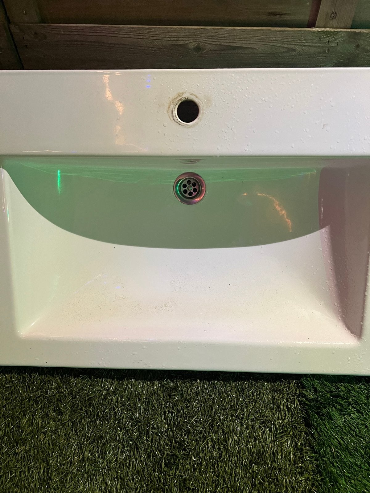 Witte wasbak 80 cm breed, Ophalen of Verzenden, Gebruikt, Wastafel