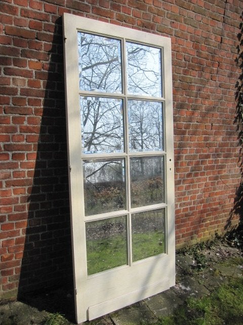 203hx89,5br Deur met facet geslepen spiegelglas / kastdeur, Huis en Inrichting, Woonaccessoires | Spiegels, Ophalen, 200 cm of meer