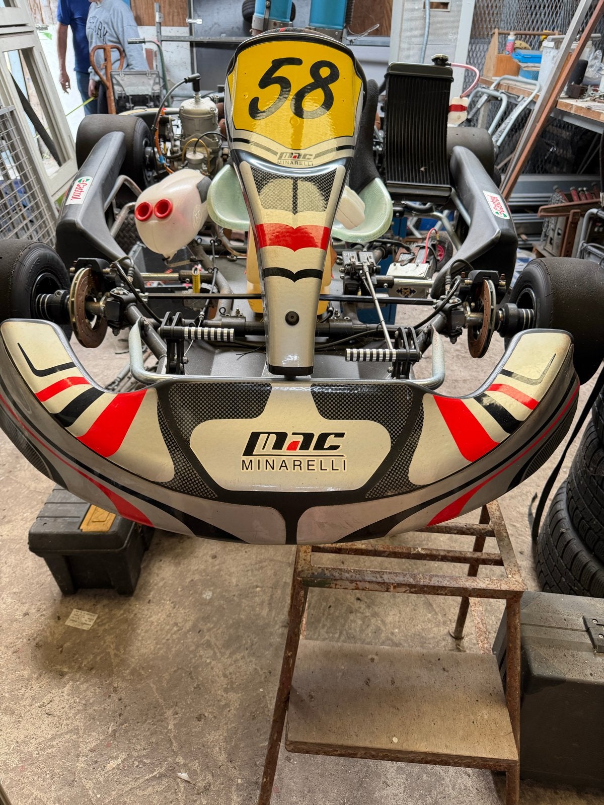 Mac minarelli 125 cc automaat, Sport en Fitness, Karting, Ophalen, Gebruikt, Kart