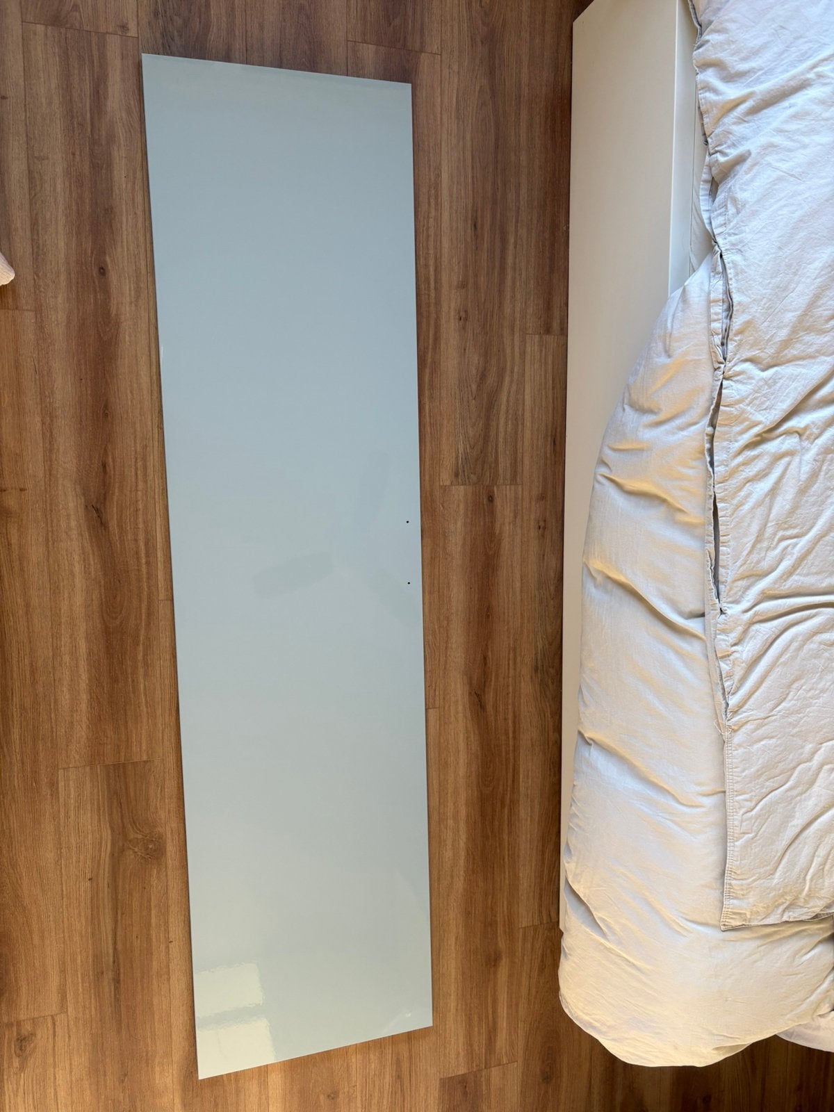 IKEA Fardal kastdeur 50x195 cm hoogglans lichtgrijs blauw, Ophalen, 200 cm of meer, 50 tot 100 cm, Zo goed als nieuw
