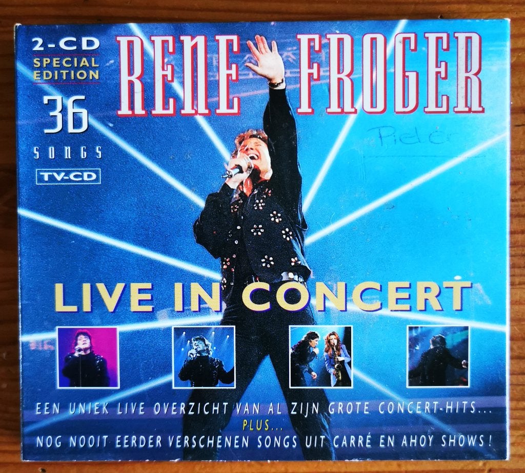 Rene Froger - Live In Concert, Verzenden, Zo goed als nieuw