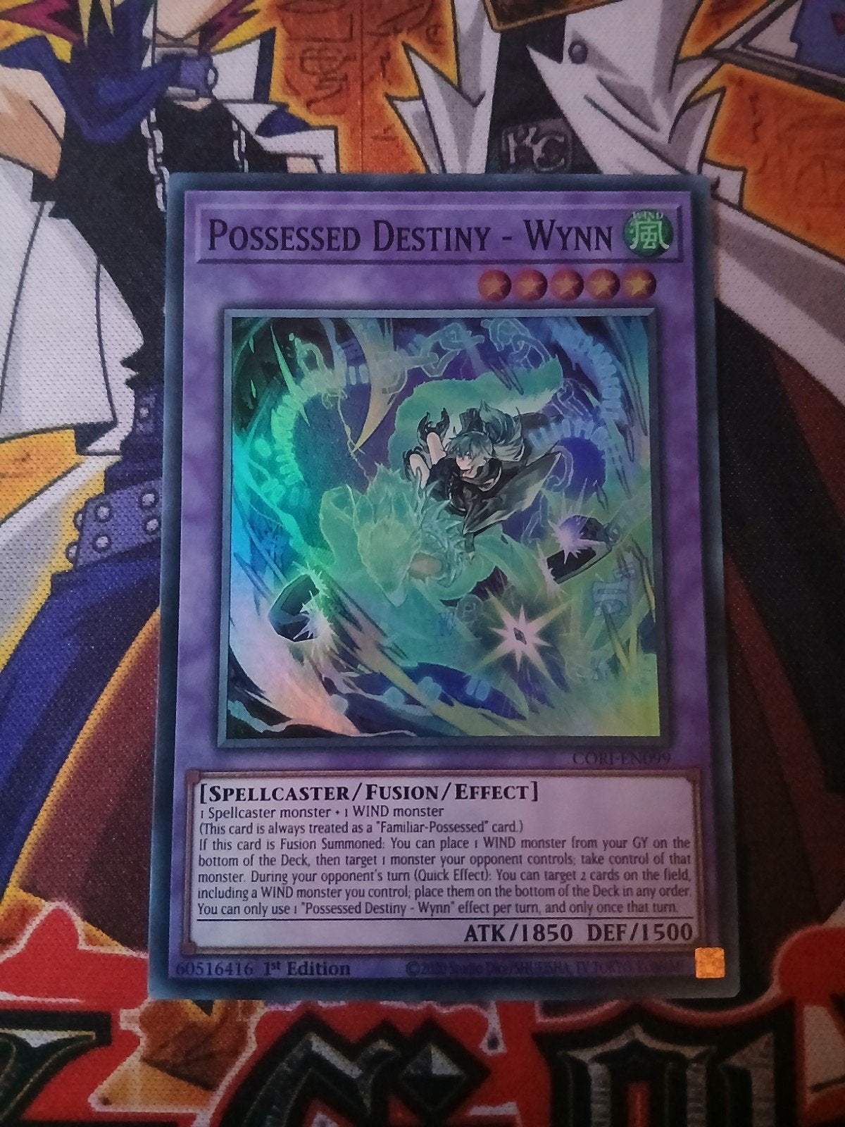 Possessed Destiny - Wynn - Super Rare CORI - Yu-Gi-Oh, Ophalen of Verzenden, Zo goed als nieuw, Foil