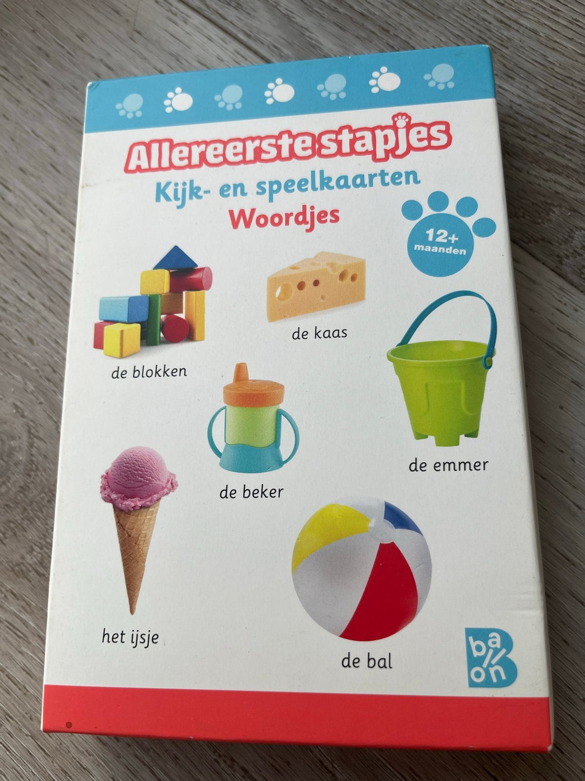 Allereerste stapjes Kijk- en speelkaarten Woordjes, Kinderen en Baby's, Speelgoed | Educatief en Creatief, Ophalen of Verzenden