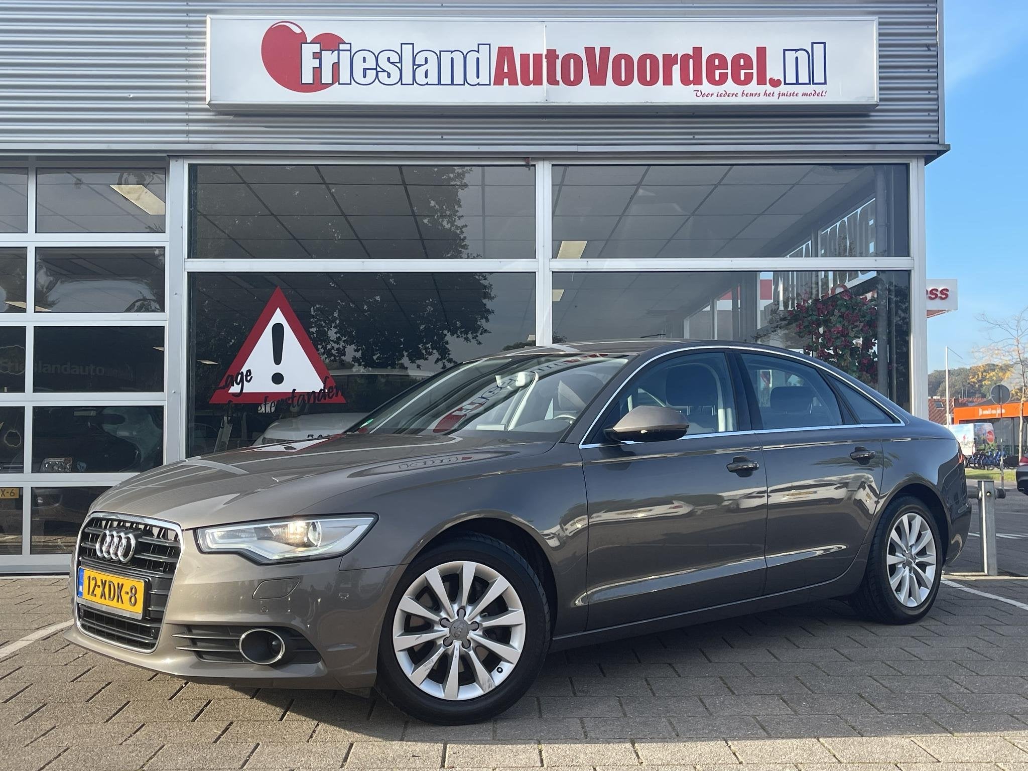 Audi A6 Limousine 2.0 TFSI Business Edition /Automaat/Cruise, Euro 5, Stof, Gebruikt, Zwart