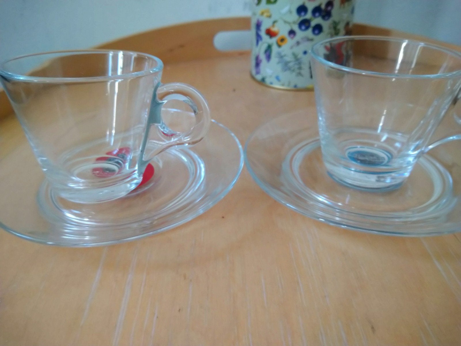 Twee lavazza mio espresso kop en schotels, Ophalen of Verzenden, Overige stijlen, Kop(pen) en/of Schotel(s)