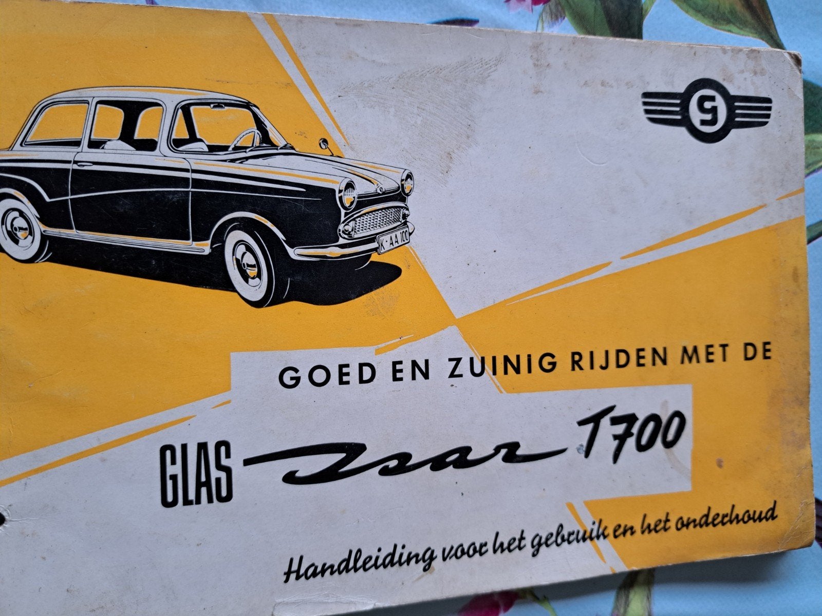 GLAS T 700.Handleiding 1963!., Ophalen of Verzenden