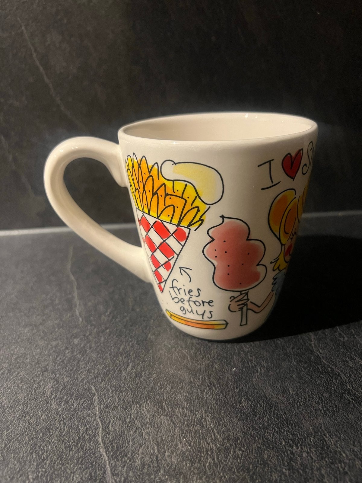 Blond Amsterdam Snack Mok - Zo goed als nieuw, Zo goed als nieuw, Aardewerk, Blond Amsterdam, Mok