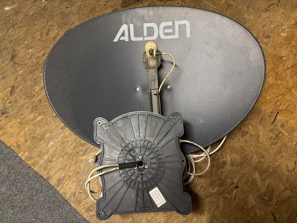 Alden schotelantenne 80 cm met ontvanger voor camper, Audio, Tv en Foto, Schotelantennes, Gebruikt, (Schotel)antenne, Overige merken