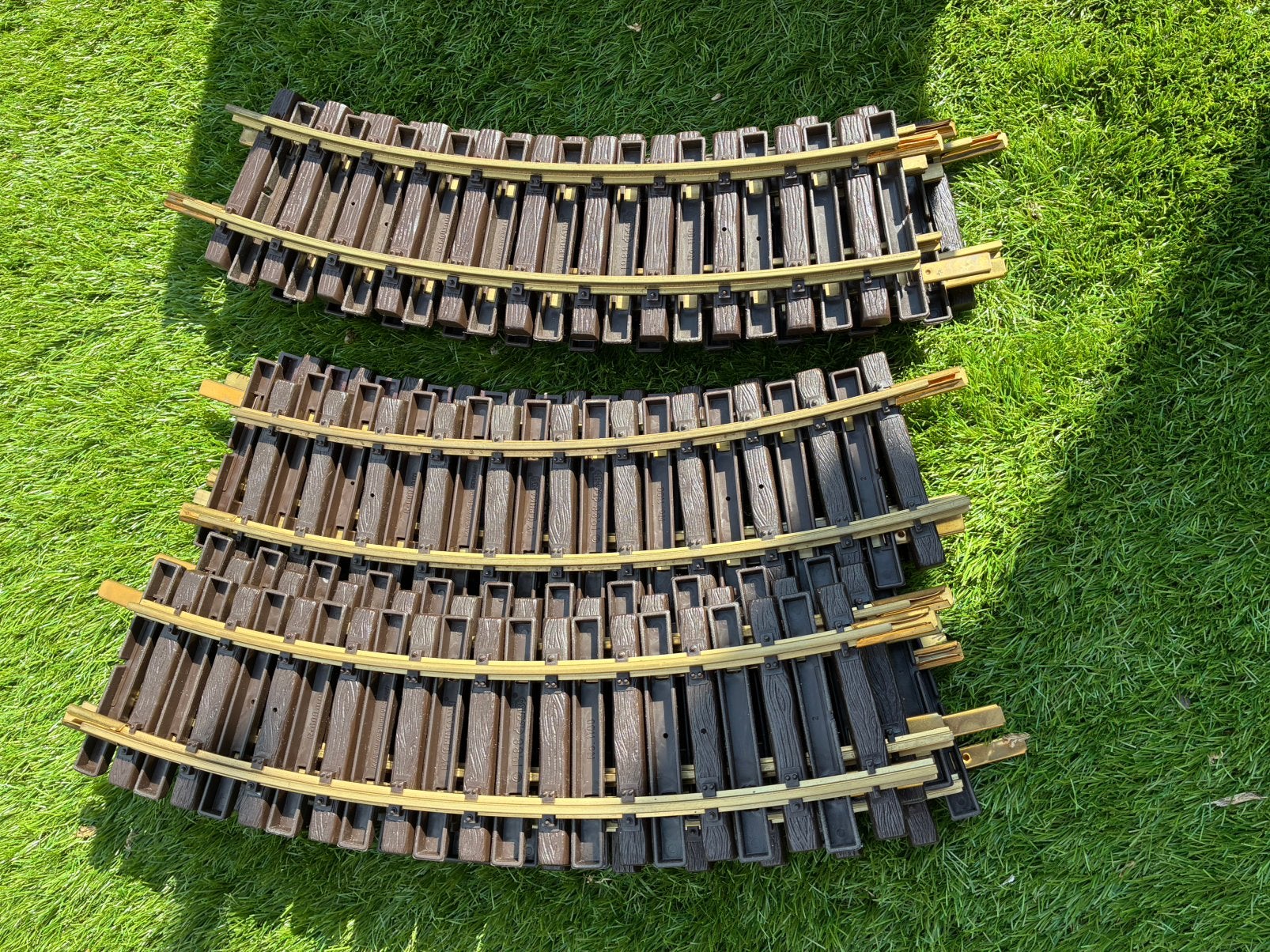 LGB RAILS 1100 (R 600mm)  BOCHTEN 18 stuks (als nieuw!), Gelijkstroom, Nieuw, Rails, Ophalen of Verzenden