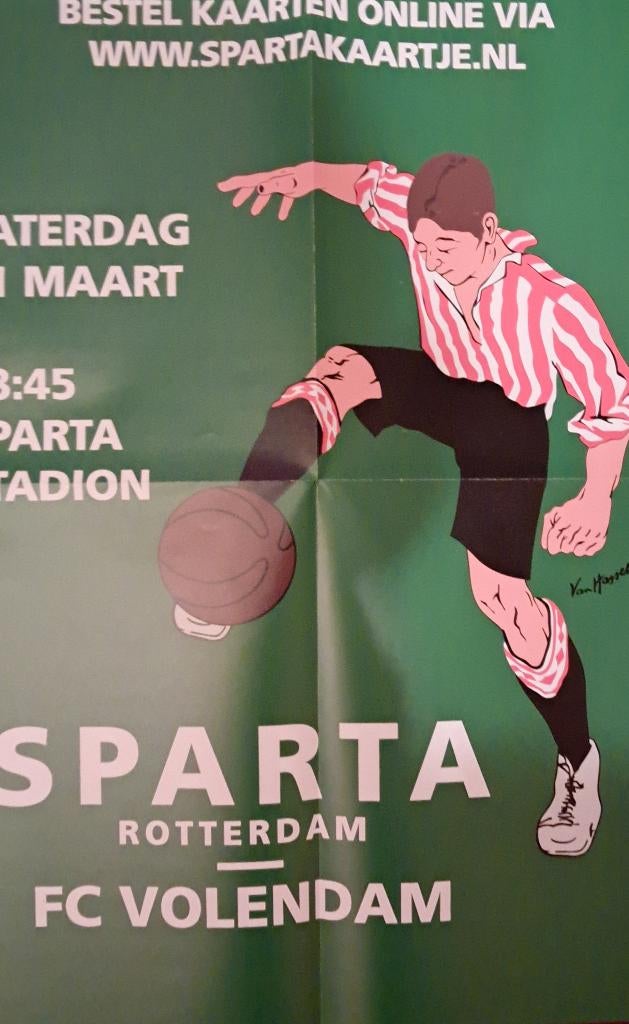 Sparra - FC Volendam 2025/2026, Ophalen of Verzenden, Nieuw, Overige binnenlandse clubs, Poster, Plaatje of Sticker
