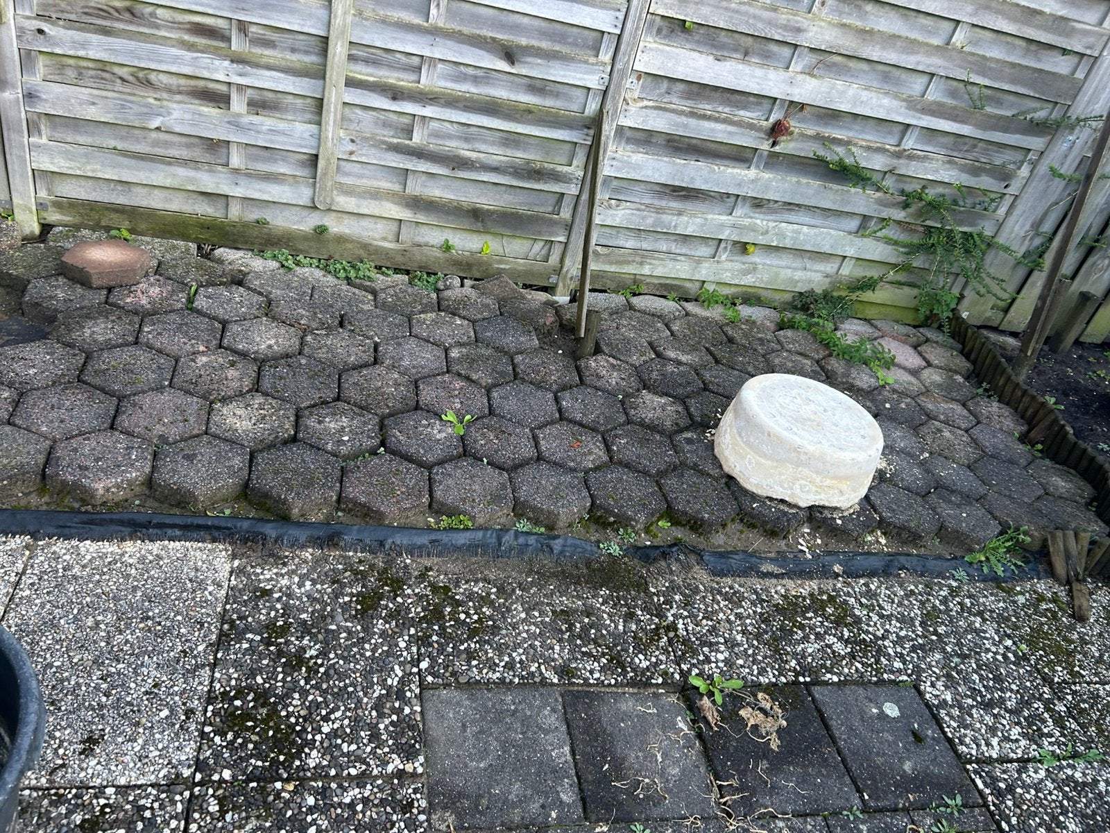 6 hoekige stenen, Tuin en Terras, Ophalen, Zo goed als nieuw