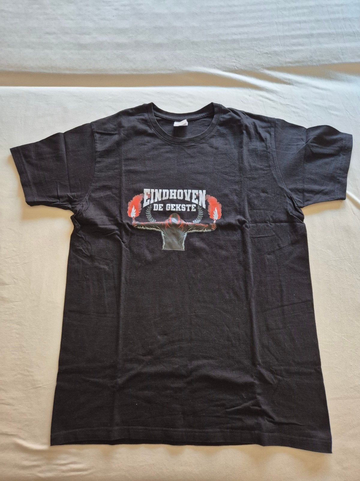 Te Koop:PSV t-shirt maat L, Ophalen of Verzenden, Gedragen, Maat 52/54 (L), Rood
