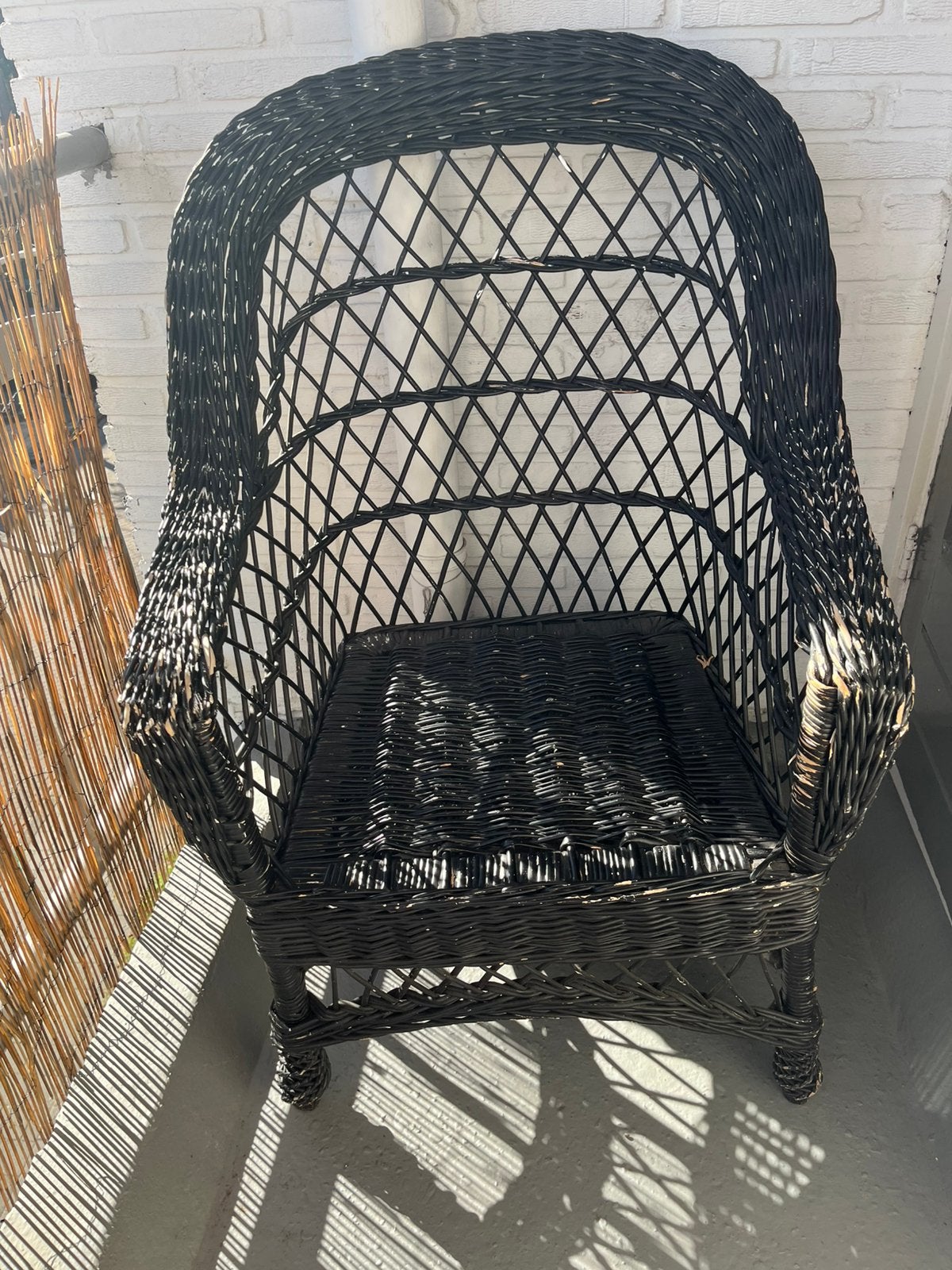 Gratis rotan stoel, Tuin en Terras, Ophalen, Gebruikt, Rotan