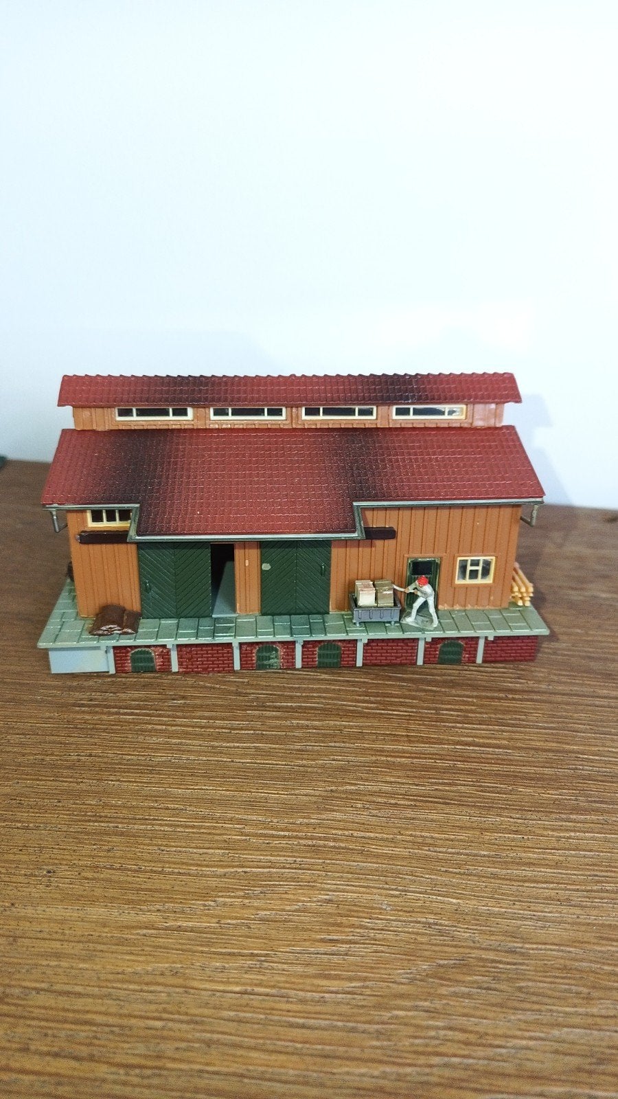 Modelbouw Huisje Schaal 1:72 - Gedetailleerd Diorama, Verzenden, Gebruikt, 1:50 of kleiner, Diorama