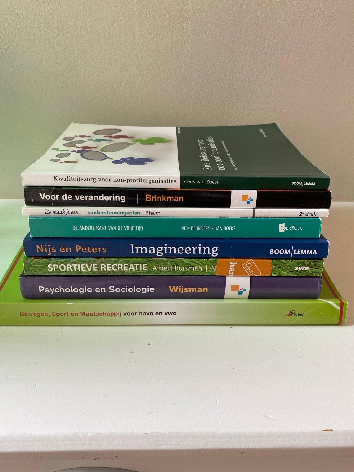 Diverse studieboeken HAN Sport en Bewegen, Ophalen, Beta, Gelezen, HBO