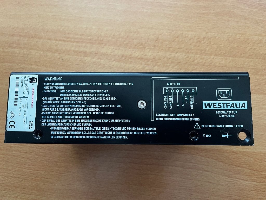 Westfalia Camper Voedingseenheid / Omvormer 230V/12V, Ophalen of Verzenden, Gebruikt