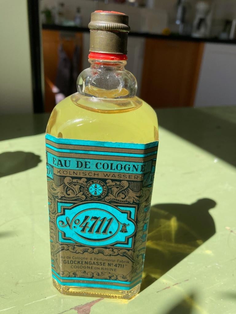 Vintage flesje 4711, Ophalen of Verzenden, Nieuw, Parfumfles, Gevuld