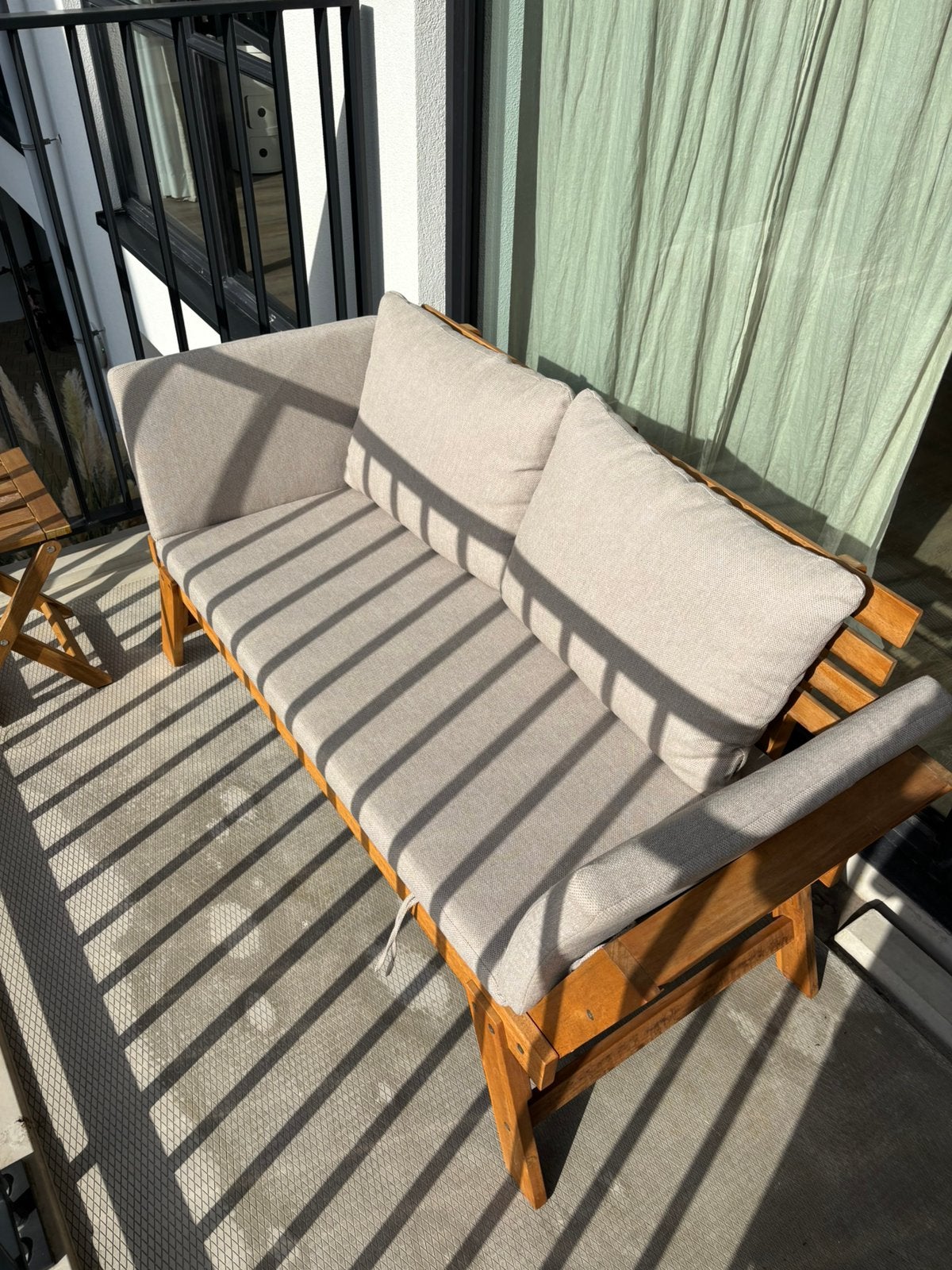 Tuinbank | Loungebank | Nous Garden | Modena, Tuin en Terras, Zo goed als nieuw, Hout, Ophalen, 2 zitplaatsen