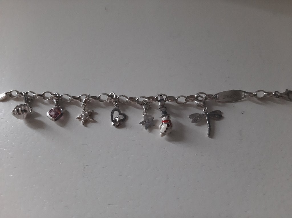 Esprit bedelarmband ., Ophalen of Verzenden, Zo goed als nieuw, Met bedels of kralen, Zilver