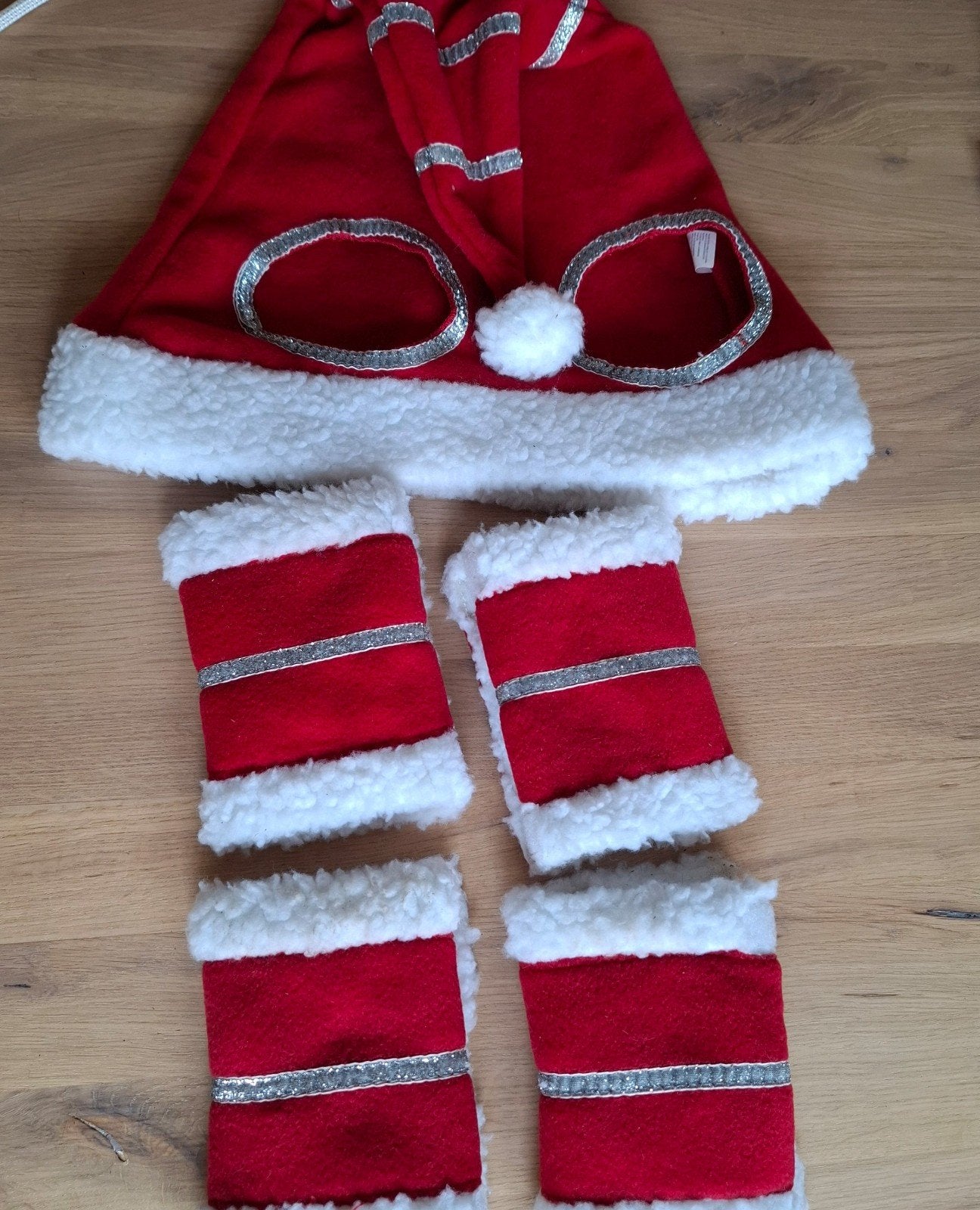 Paarden kerstmuts en bandage, Ophalen of Verzenden, Zo goed als nieuw