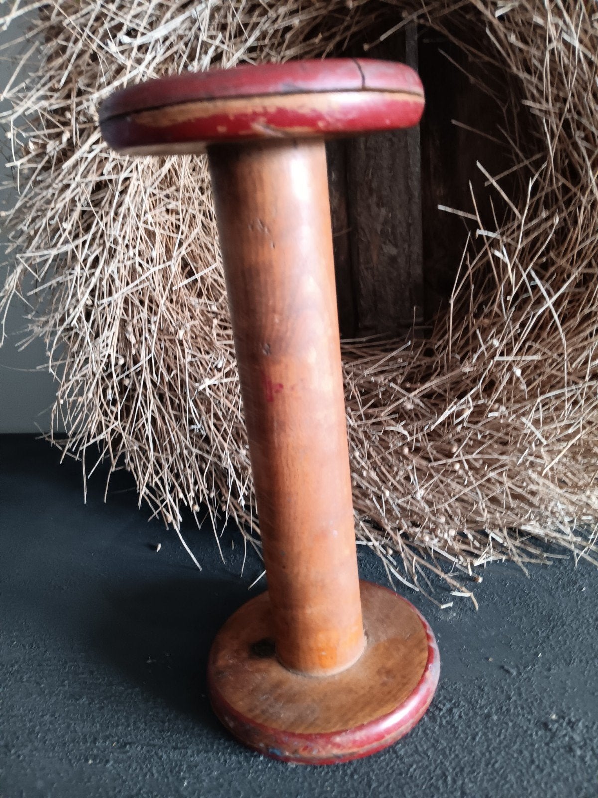 Antieke houten klos, Ophalen of Verzenden