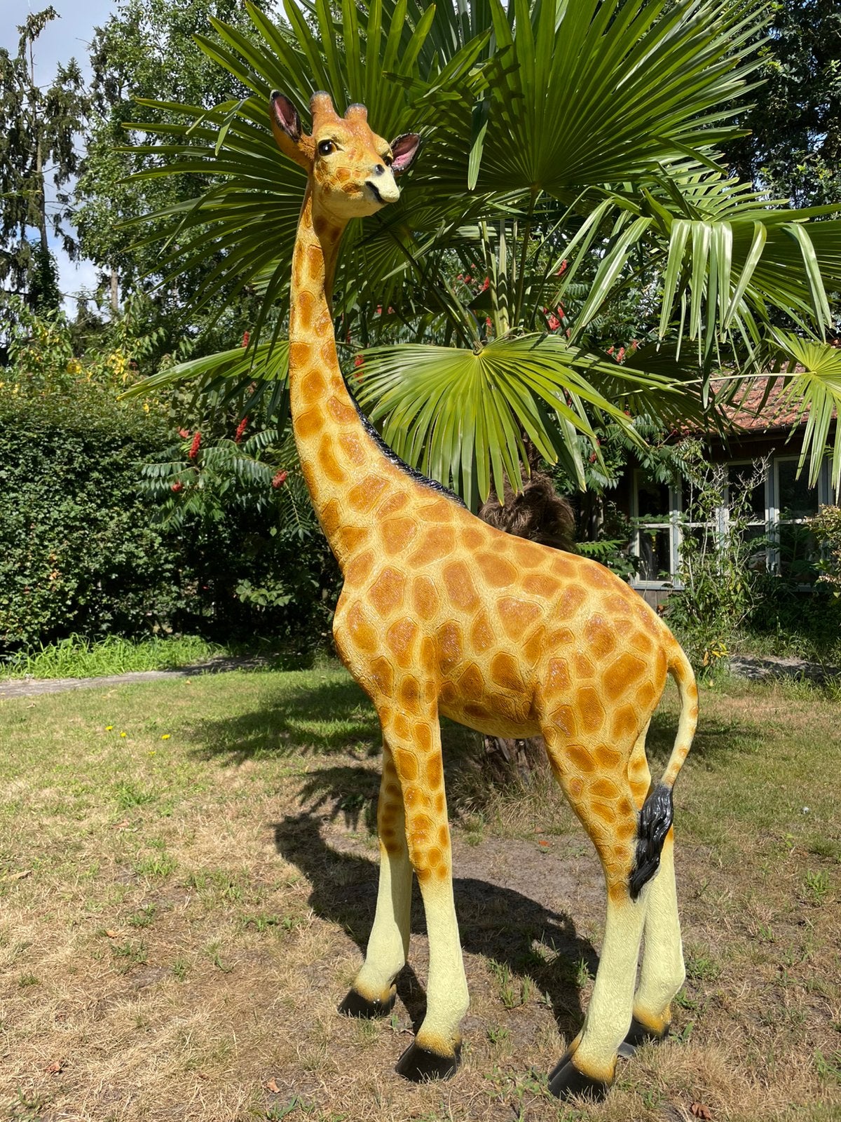 Giraf giraffe beeld tuin dier dierentuin, Ophalen, Nieuw, Kunststof
