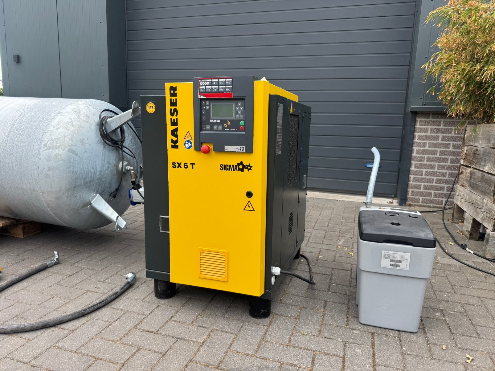 Kaeser sx6T schroefcompressor complete set, 100 liter of meer, Ophalen of Verzenden, 800 liter/min of meer