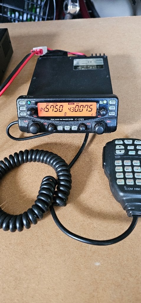 Icom IC-2725E en Powerwerx SS-30DV, Telecommunicatie, Ophalen of Verzenden, Zo goed als nieuw, Zender en Ontvanger