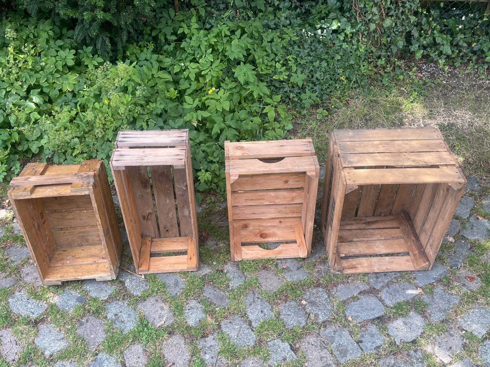 Houten fruitachtige kisten 4 X met 2 x Barcardi kistjes., Ophalen, Gebruikt