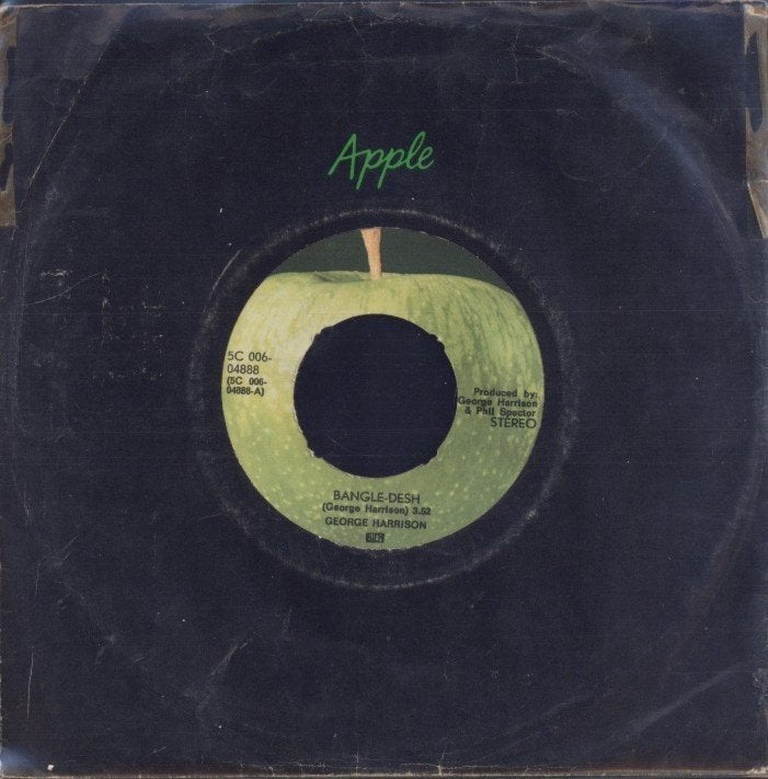 Single  -  (Beatles) GEORGE HARRISON  -  Bangle Desh, Ophalen of Verzenden, Gebruikt, Pop