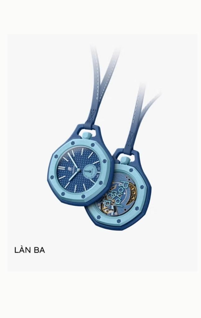 GEZOCHT! AP x Swatch, Royal Pop - model LAN BA, Sieraden, Tassen en Uiterlijk, Verzenden, Nieuw, Kunststof, Zakhorloge