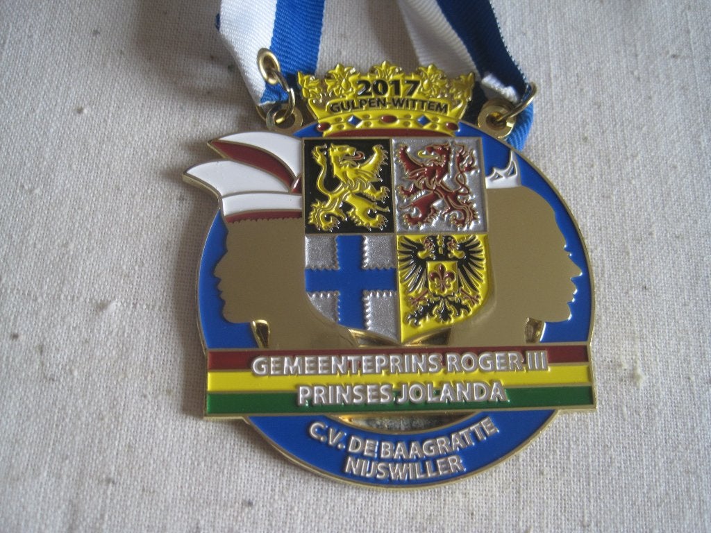 carnavals medaille cv de bergratte nijswiller 2017, Ophalen of Verzenden, Overige materialen