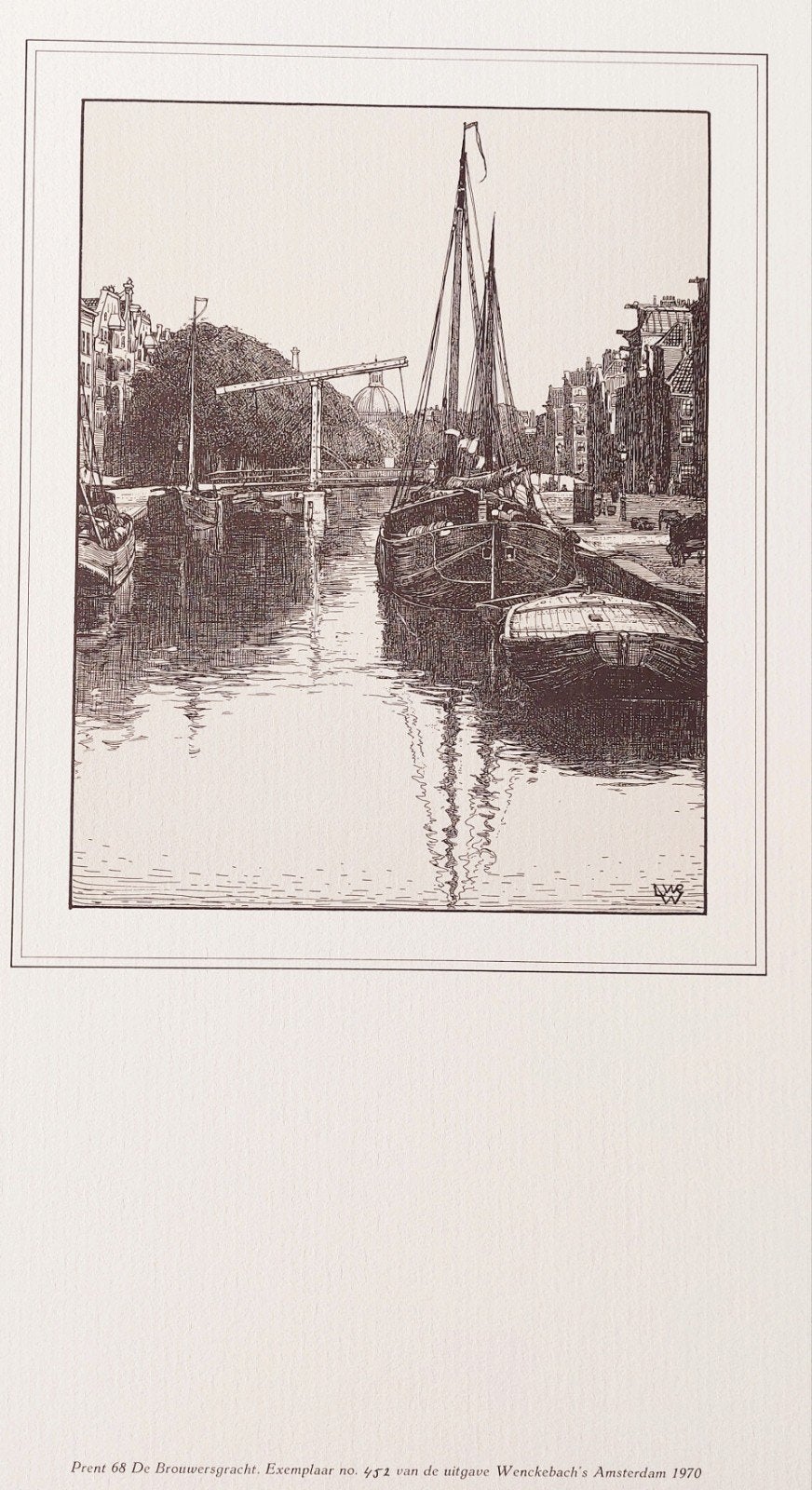 Amsterdam ... De Brouwersgracht ... L.W.R. Wenckebach.

Nr 6, Ophalen of Verzenden
