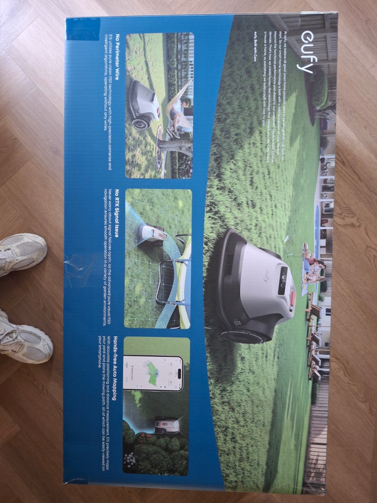 Nieuwe Eufy Robot Grasmaaier E15 Solo (800m²), Ophalen, Nieuw, Accu-grasmaaier, Eufy