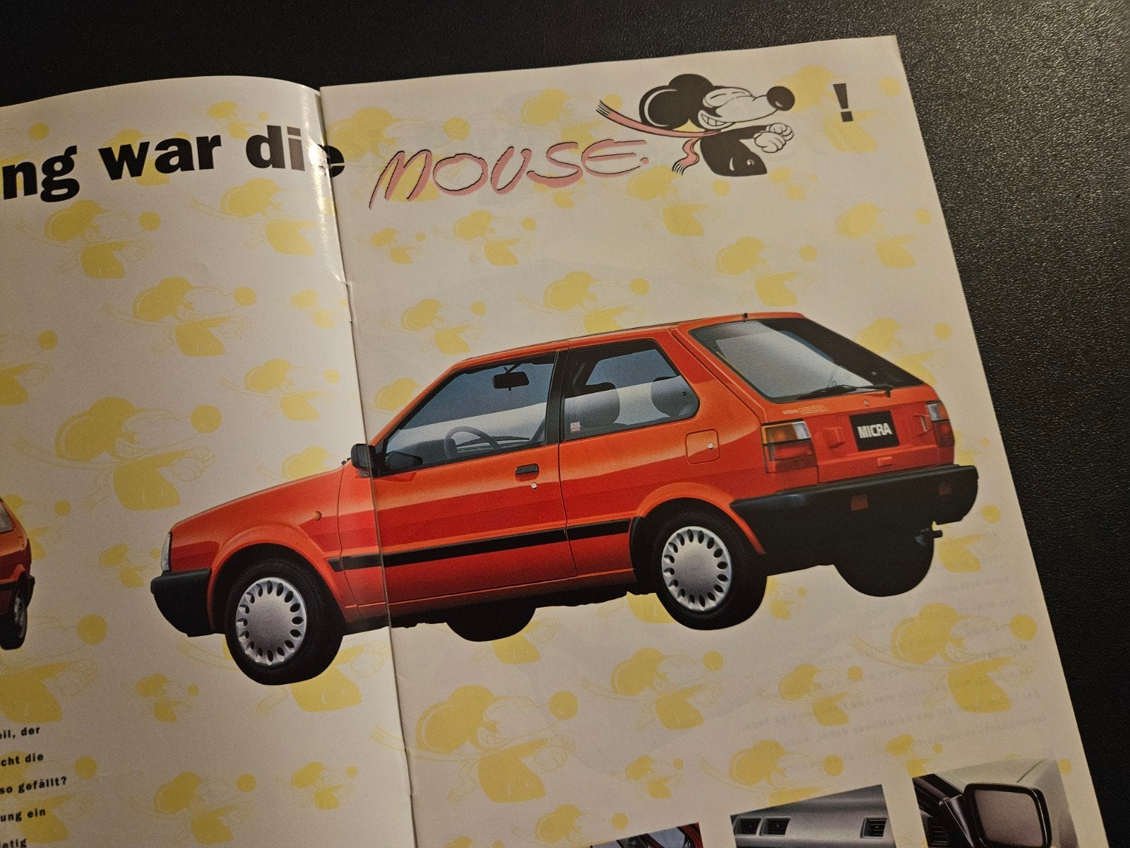 Brochure Nissan Micra Mouse Oostenrijk, Ophalen of Verzenden, Zo goed als nieuw, Nissan