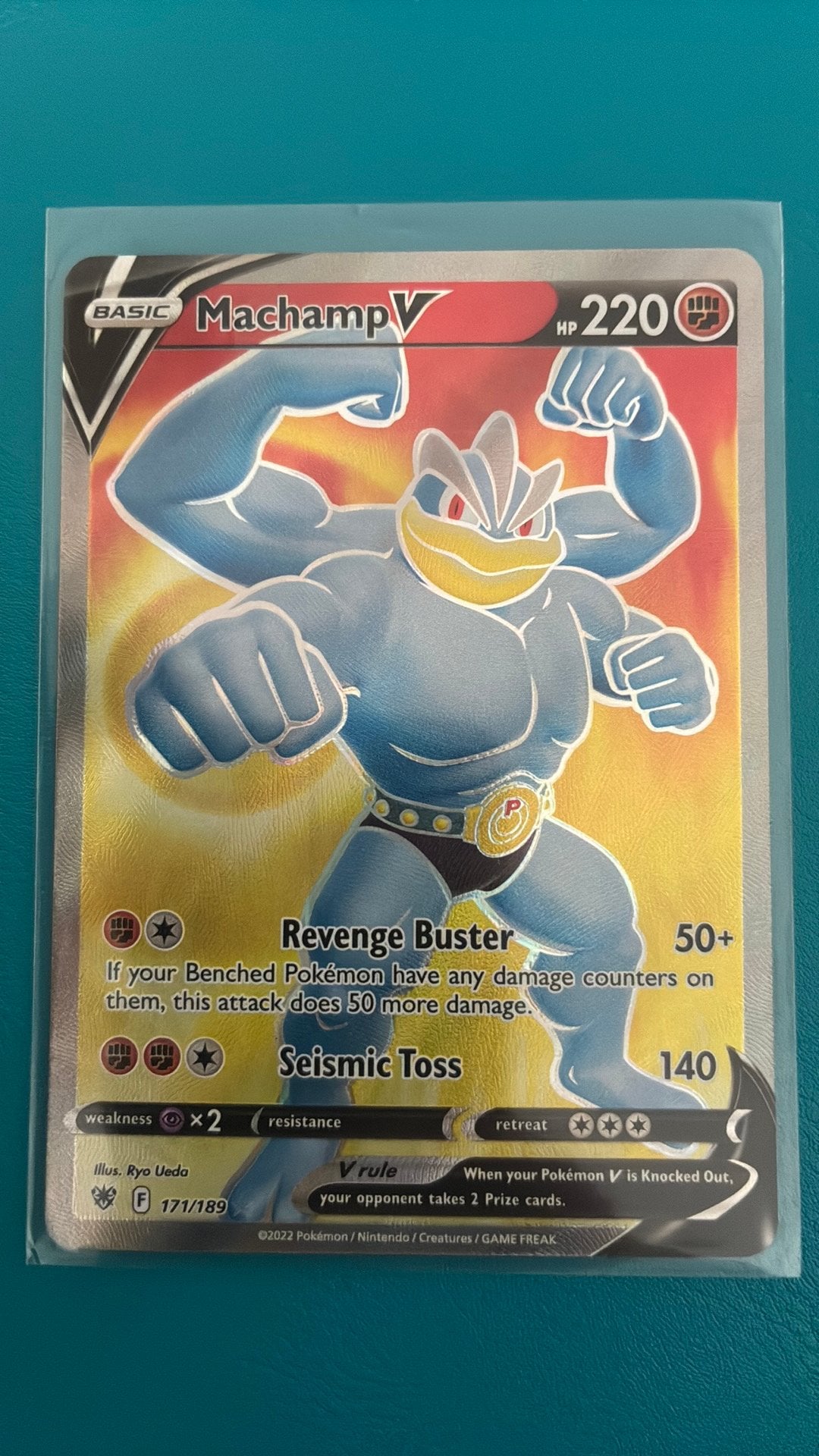 Machamp V 171 - Astral Radiance, Ophalen, Zo goed als nieuw