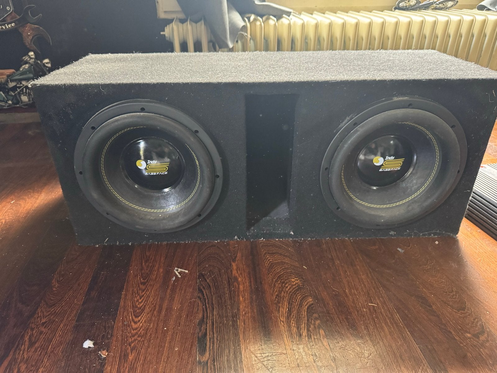 Bassface Subwoofer en Versterker Set - Zo goed als nieuw, Ophalen, Zo goed als nieuw