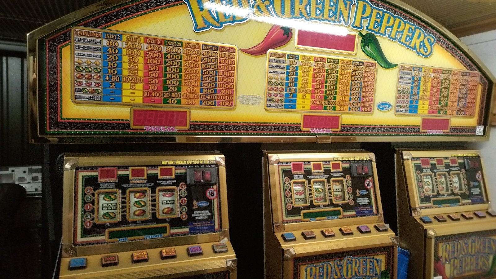 Barcrest red green peppers, Euro, Ophalen of Verzenden