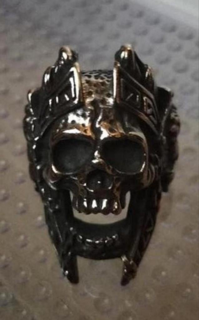 Outlaws Amsterdam Doodskop Ring - Stoer en Uniek, Ophalen of Verzenden
