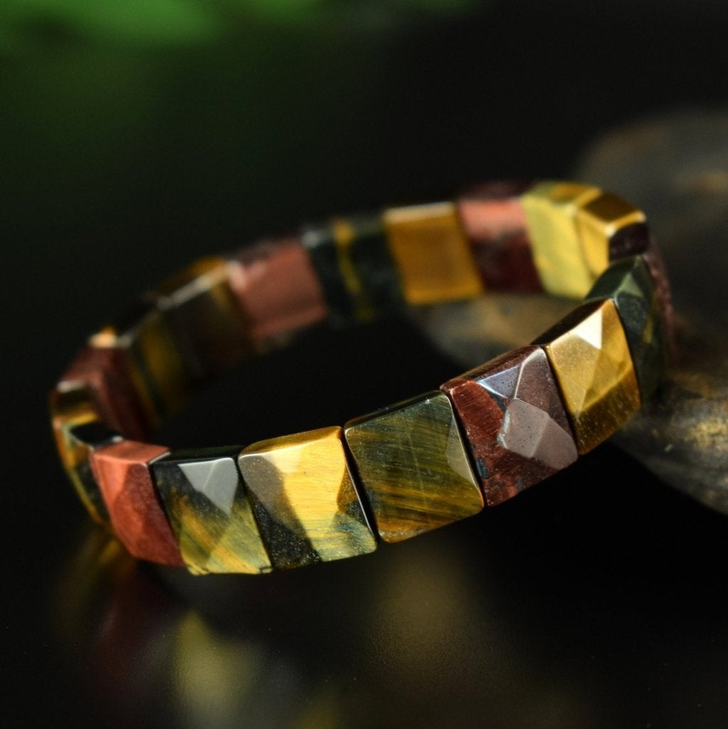 Armband (Tijgerhoog-,Haviksoog-,Stierenoogkralen), Ophalen of Verzenden, Nieuw, Overige kleuren, Overige materialen