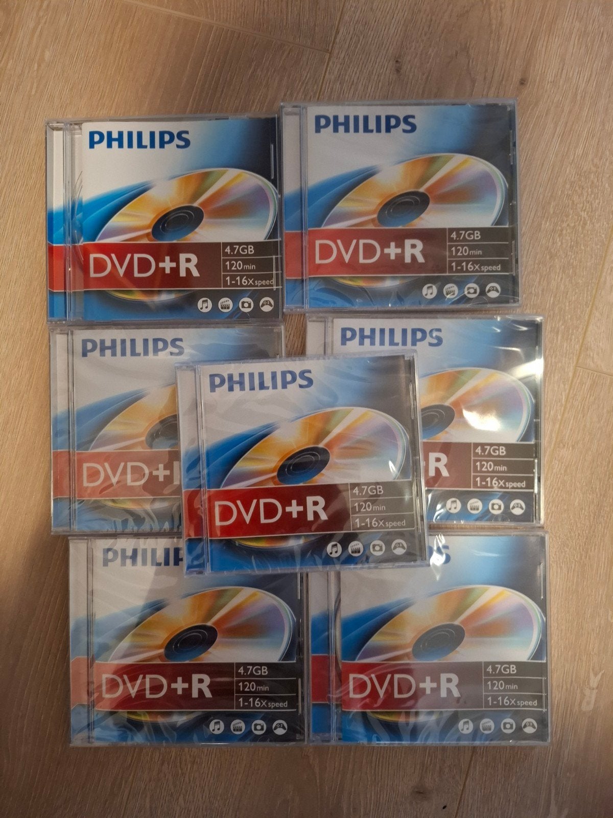 lege dvd+r 7 stuks, Ophalen of Verzenden, Nieuw, Dvd