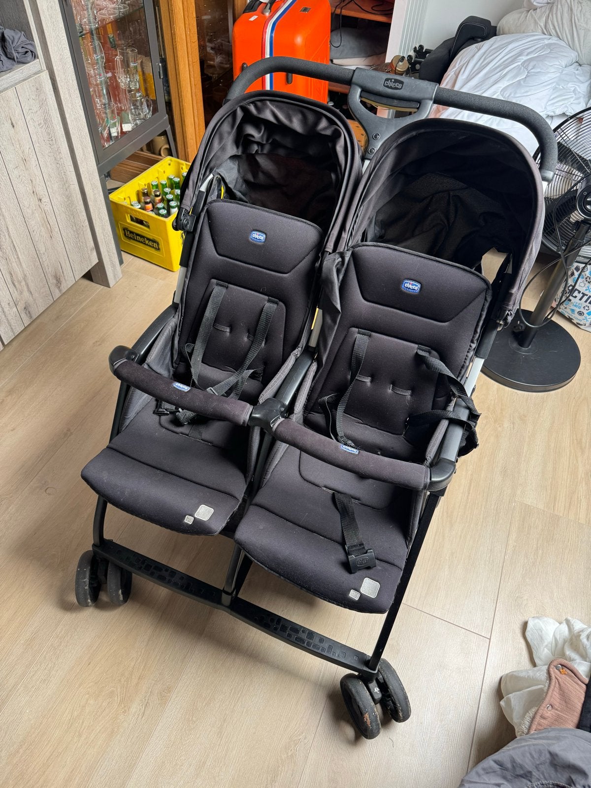 Chicco Duowagen - Ideaal voor tweelingen of broertjes/zusjes, Kinderen en Baby's, Gebruikt, Duowagen, Ophalen, Kinderwagen