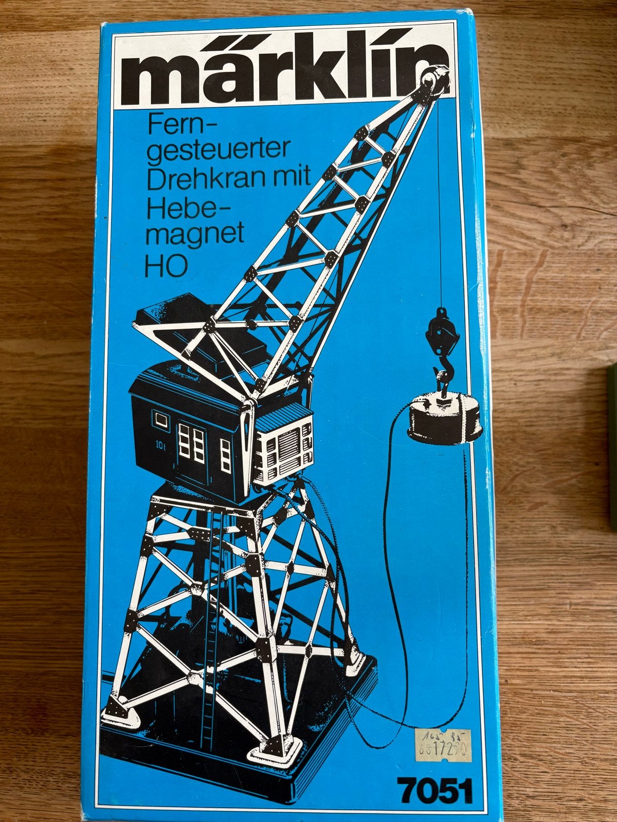 Märklin 7051 Afstandsbediende Draaikraan met Magneet, Wisselstroom, Gebruikt, Overige typen, Ophalen of Verzenden