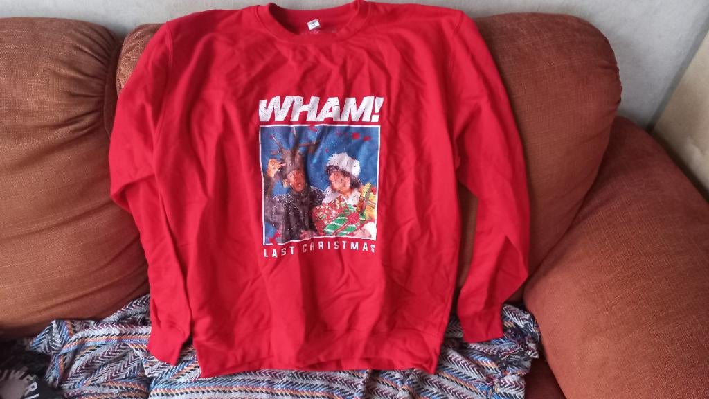 Kersttrui Wham! Last christmas XL, Diversen, Kerst, Ophalen of Verzenden, Nieuw