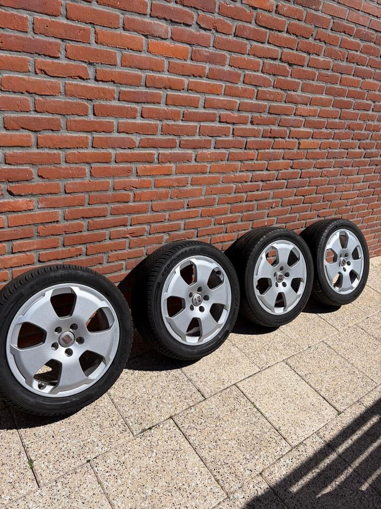 Audi velgen 5x112 ET 48 17 inch met banden Seat/VW/Audi/VAG, Auto-onderdelen, Banden en Velgen, Ophalen, 17 inch, All Season, 225 mm
