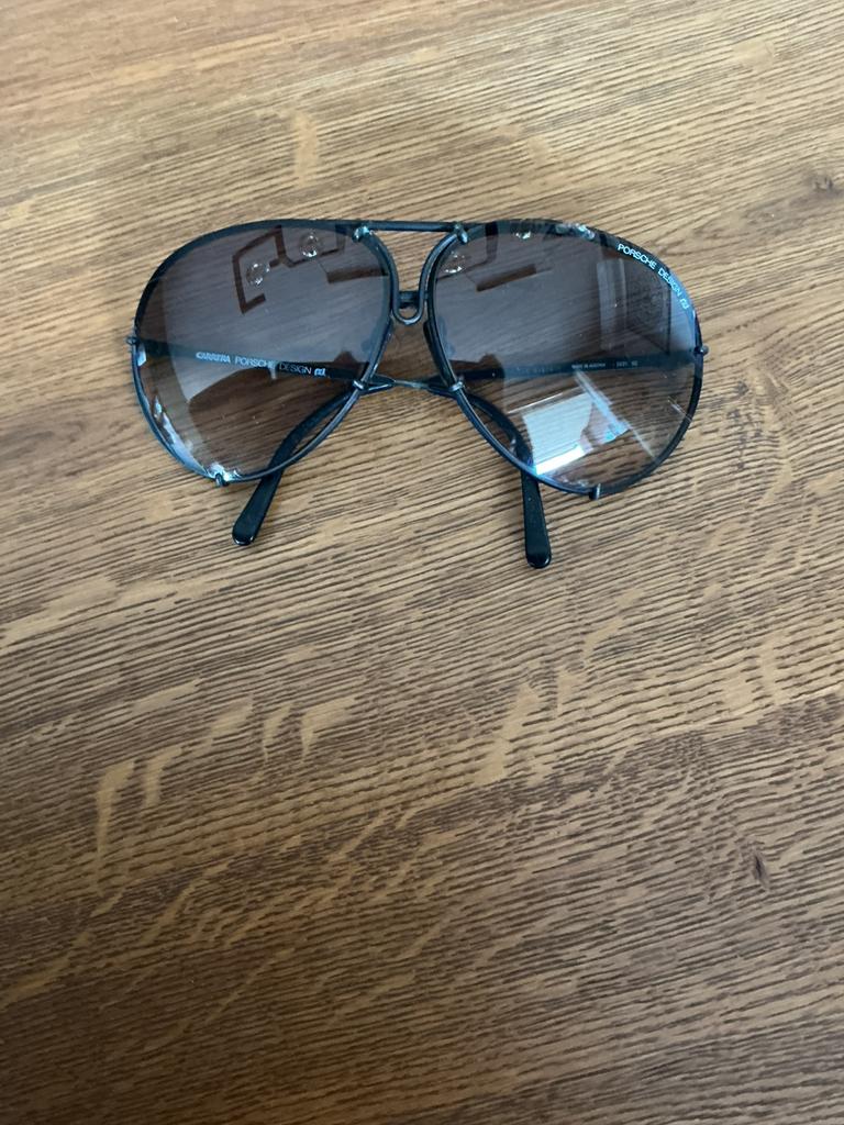 Porsche Carrera Vintage zonnebril, Gebruikt, Zonnebril, Zwart, Carrera