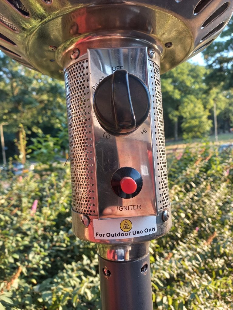 terrasverwarmer 2x terrasheater gebruikt, Ophalen, Gebruikt, Gas