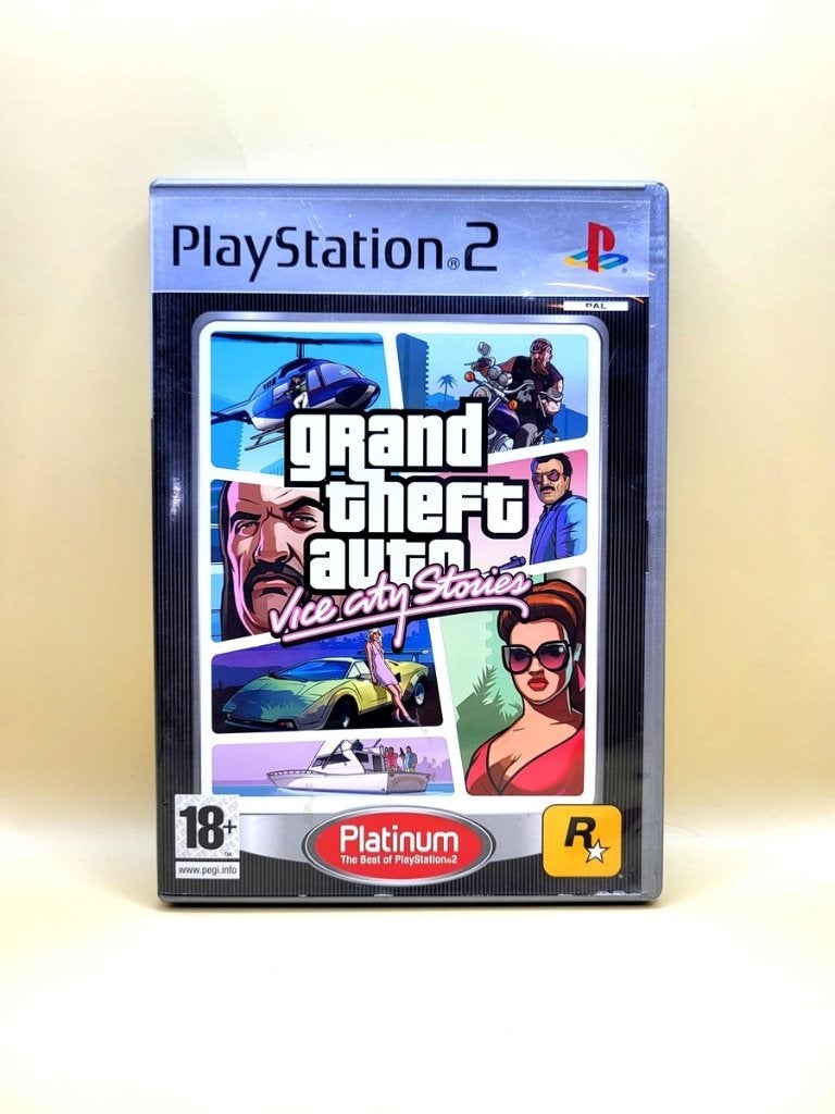 Grand Theft Auto Vice City Stories Platinum - PS2, Avontuur en Actie, Vanaf 18 jaar, 1 speler, Sony support