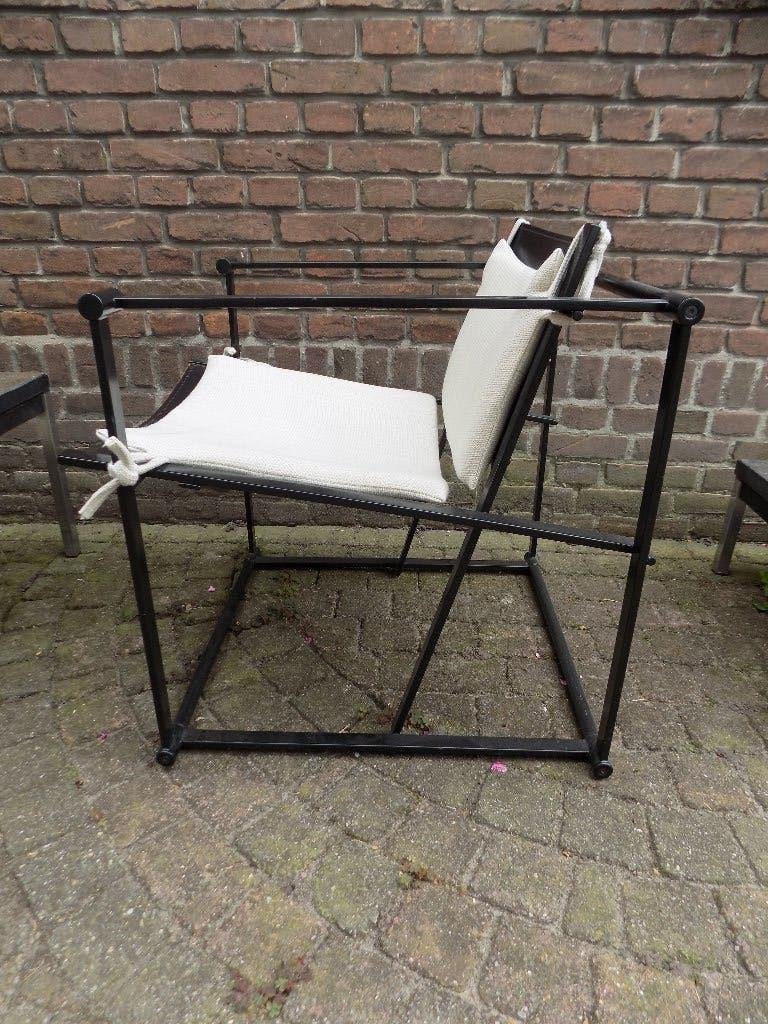 Twee stoelen van Radboud van Beekum voor Pastoe, Ophalen, Gebruikt, Metaal