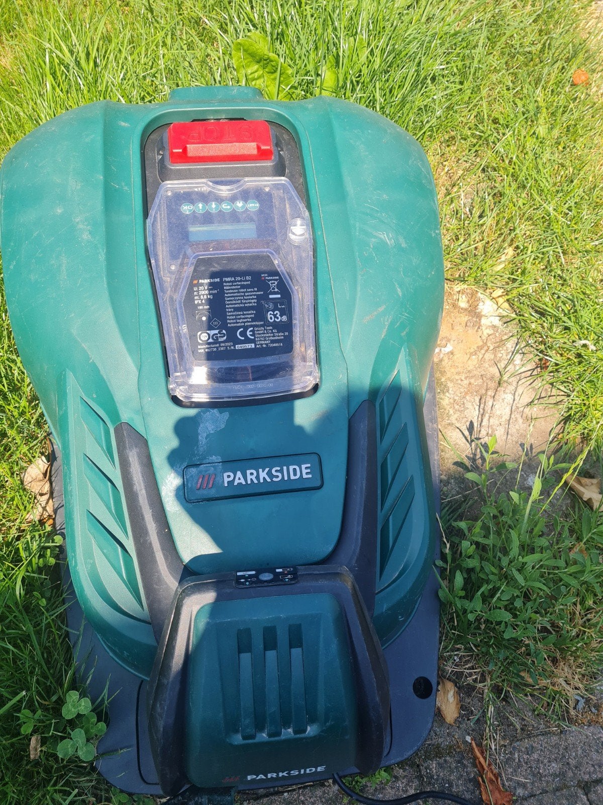 Parkside robot grasmaaier, Ophalen of Verzenden, Zo goed als nieuw, Parkside Lidl